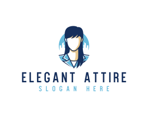 Corporate Woman Employee logo design