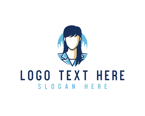 Corporate Woman Employee logo