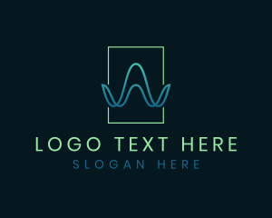 Waves Agency Letter W logo