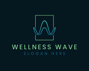 Waves Agency Letter W logo design