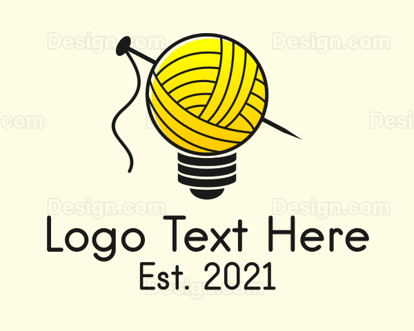 Needle Yarn Bulb Logo