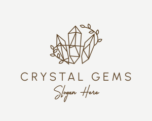 Crystal Souvenir Gems logo design