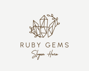 Crystal Souvenir Gems logo design