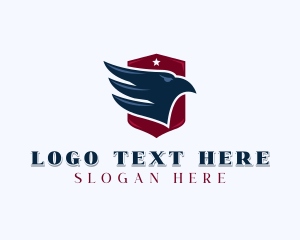 Veteran Patriotic Eagle  logo