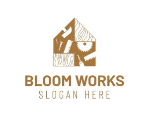 Wood Tool House logo design