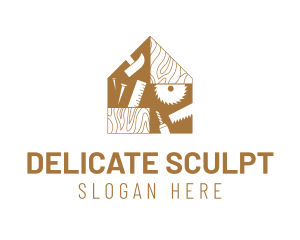 Wood Tool House logo design