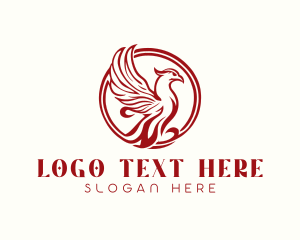 Phoenix Mythical Creature logo