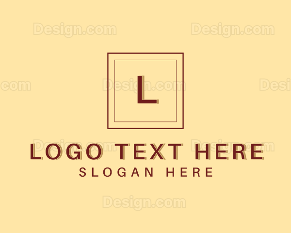 Square Frame Legal Firm Logo