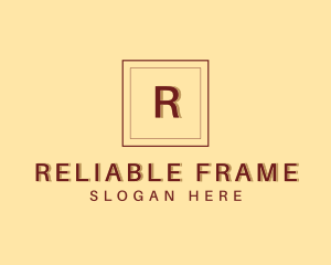 Square Frame Legal Firm logo design