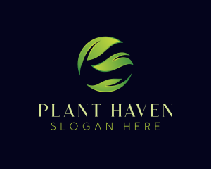 Plant Leaf Gardening logo design