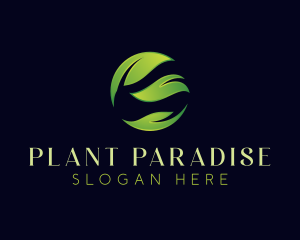 Plant Leaf Gardening logo design