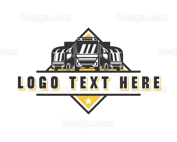 Truck Fleet Transportation Logo