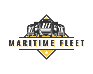 Truck Fleet Transportation  logo design