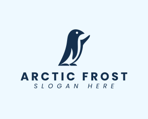 Avian Penguin Bird logo design