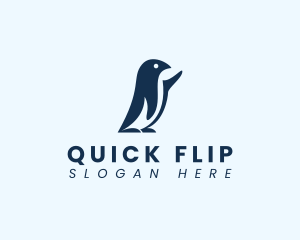 Avian Penguin Bird logo