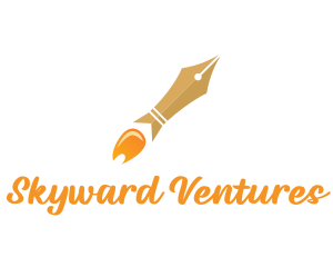 Rocket Launch Pen logo design