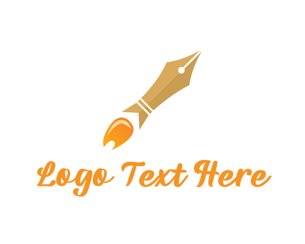 Pencil logo example 3