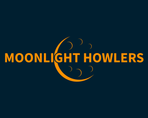 Lunar Moon Night logo design