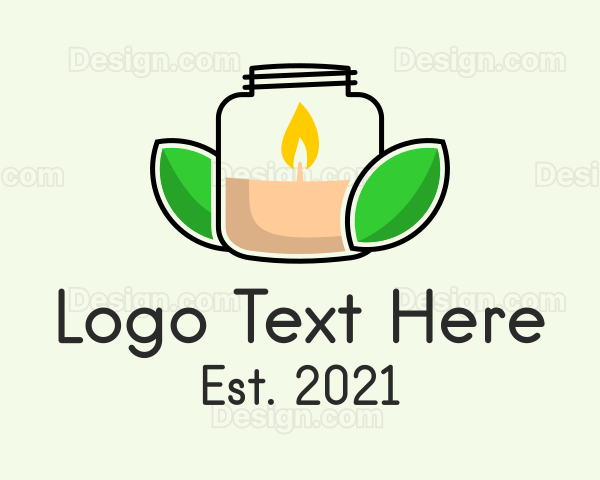 Jar Scented Candle Logo