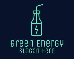 Green Energy Drink logo design