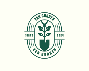 Garden Shovel Landscaping logo design