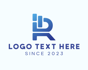 Corporate Letter R logo design