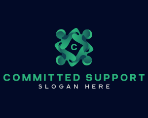 People Community Foundation logo design