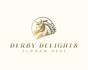 Elegant Equine Horse logo design