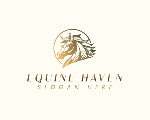 Elegant Equine Horse logo design