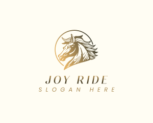 Elegant Equine Horse logo design