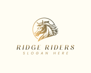 Elegant Equine Horse logo design