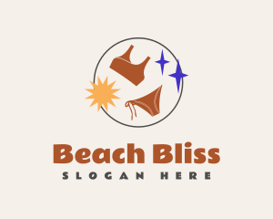 Fun Pop Beachwear logo design