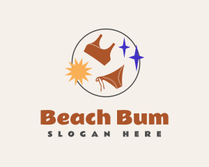 Fun Pop Beachwear logo design