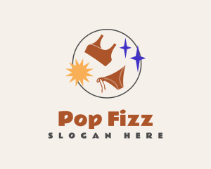 Fun Pop Beachwear logo design