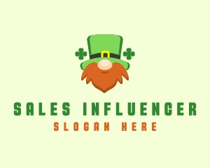 Irish Leprechaun Beard Logo