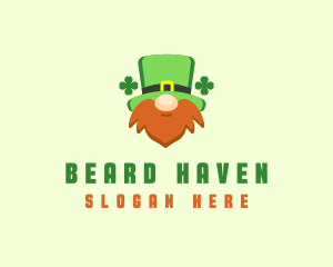 Irish Leprechaun Beard logo design