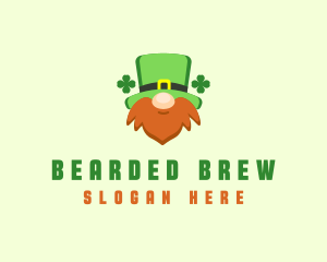 Irish Leprechaun Beard logo design