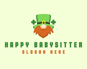 Irish Leprechaun Beard logo design