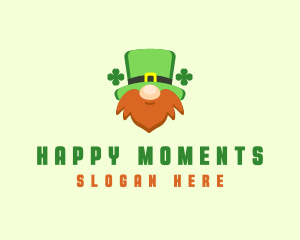 Irish Leprechaun Beard logo design