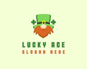 Irish Leprechaun Beard logo design