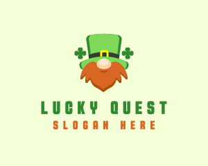 Irish Leprechaun Beard logo design