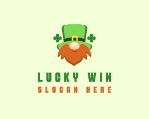 Irish Leprechaun Beard logo design