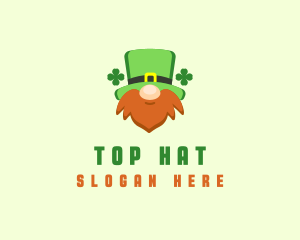 Irish Leprechaun Beard logo design