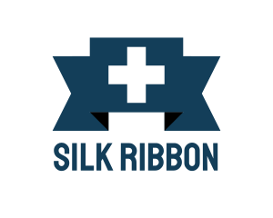 Medical Cross Ribbon logo