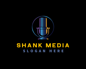 Microphone Media Studio logo design