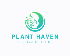 Mental Psychologist Plant logo design