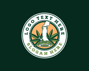 Marijuana Weed Bong logo