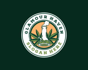 Marijuana Weed Bong logo