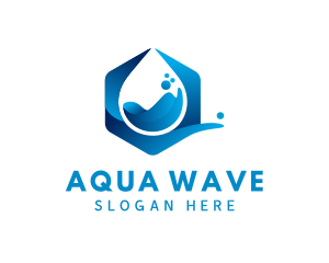 Drop Liquid Water logo