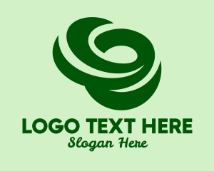 Green Grass Swirl  logo